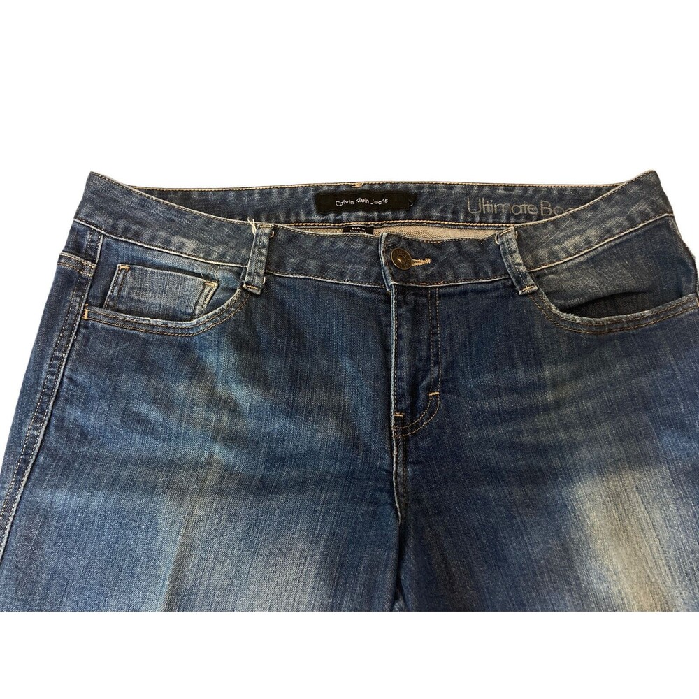 Calvin Klein Jeans Ultimate Boot Cut Regular Stretch Women's Size 32 X 14 - Picture 3 of 14